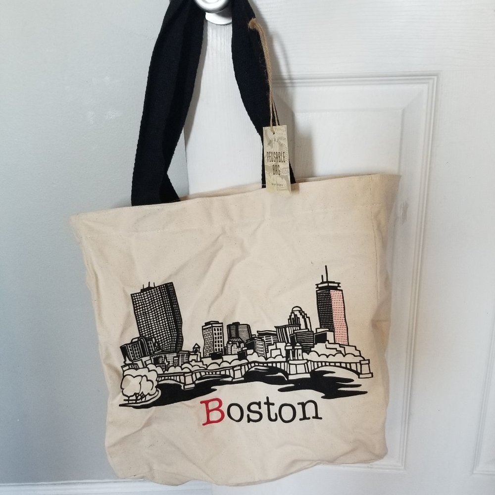 4 for $20 💖 | NWT Boston Canvas Totebag